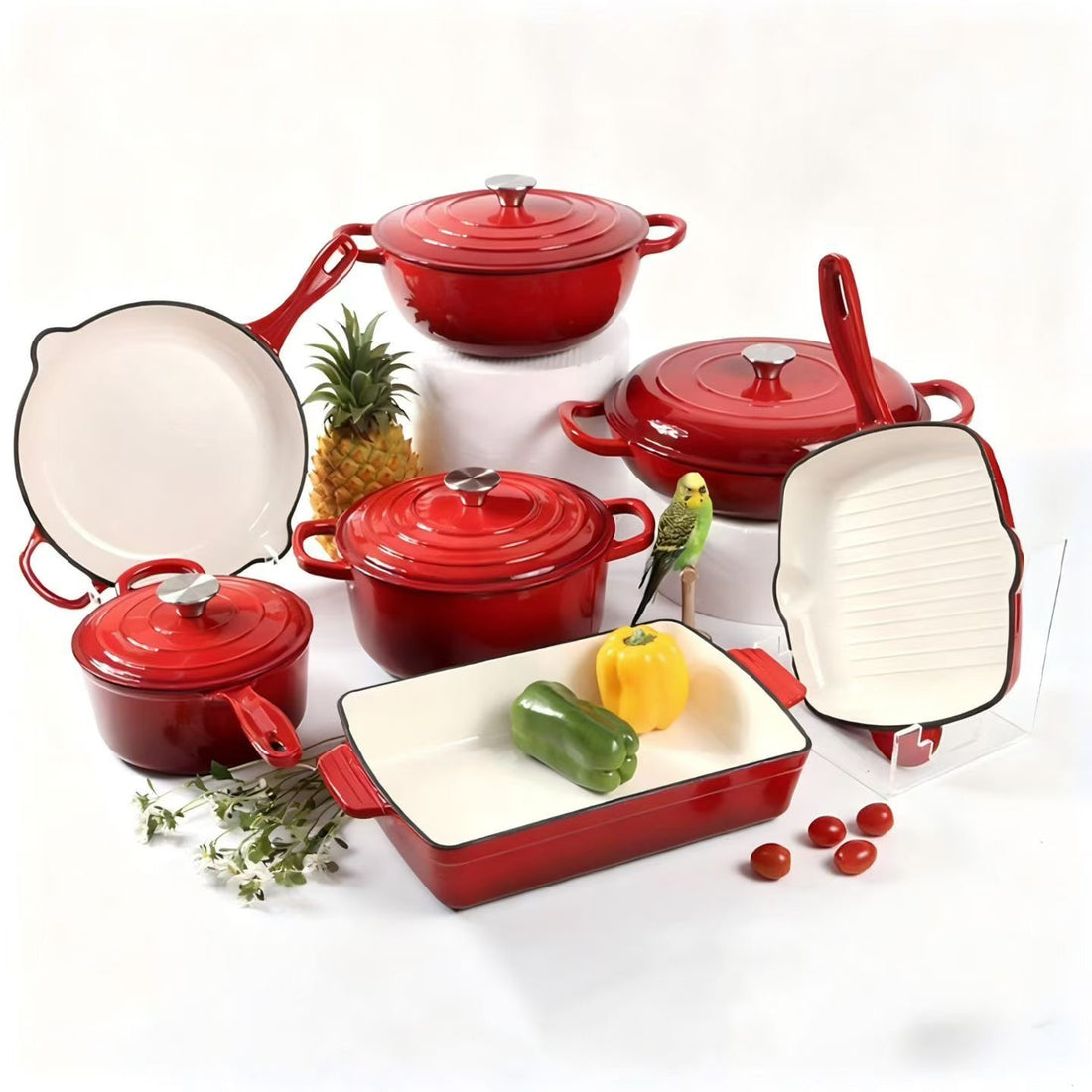 Cast iron pots