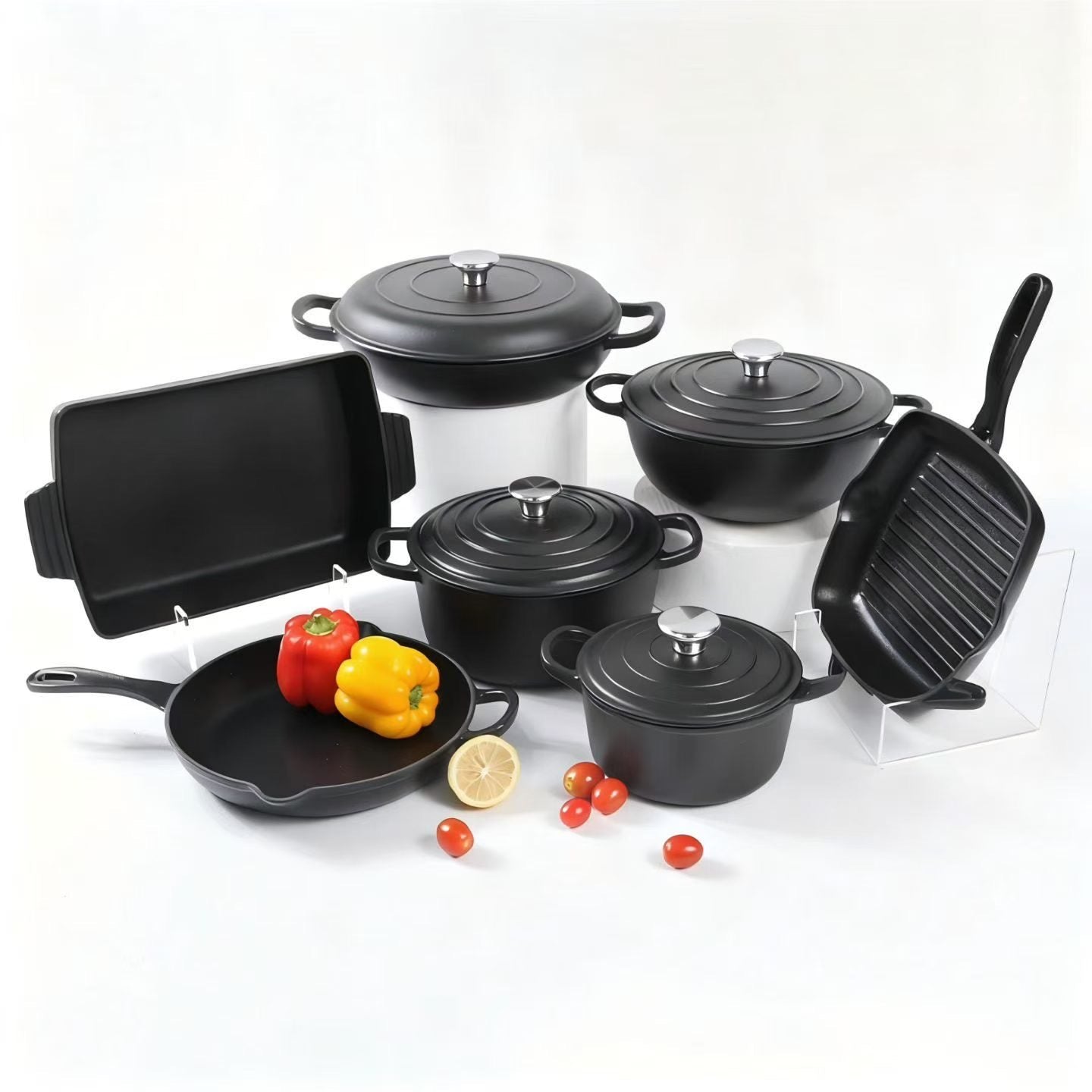 Cast iron pots
