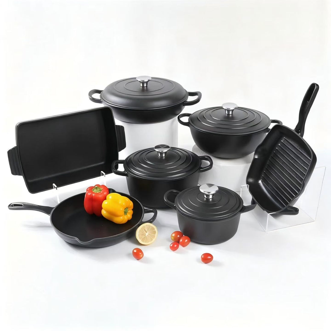 Cast iron pots
