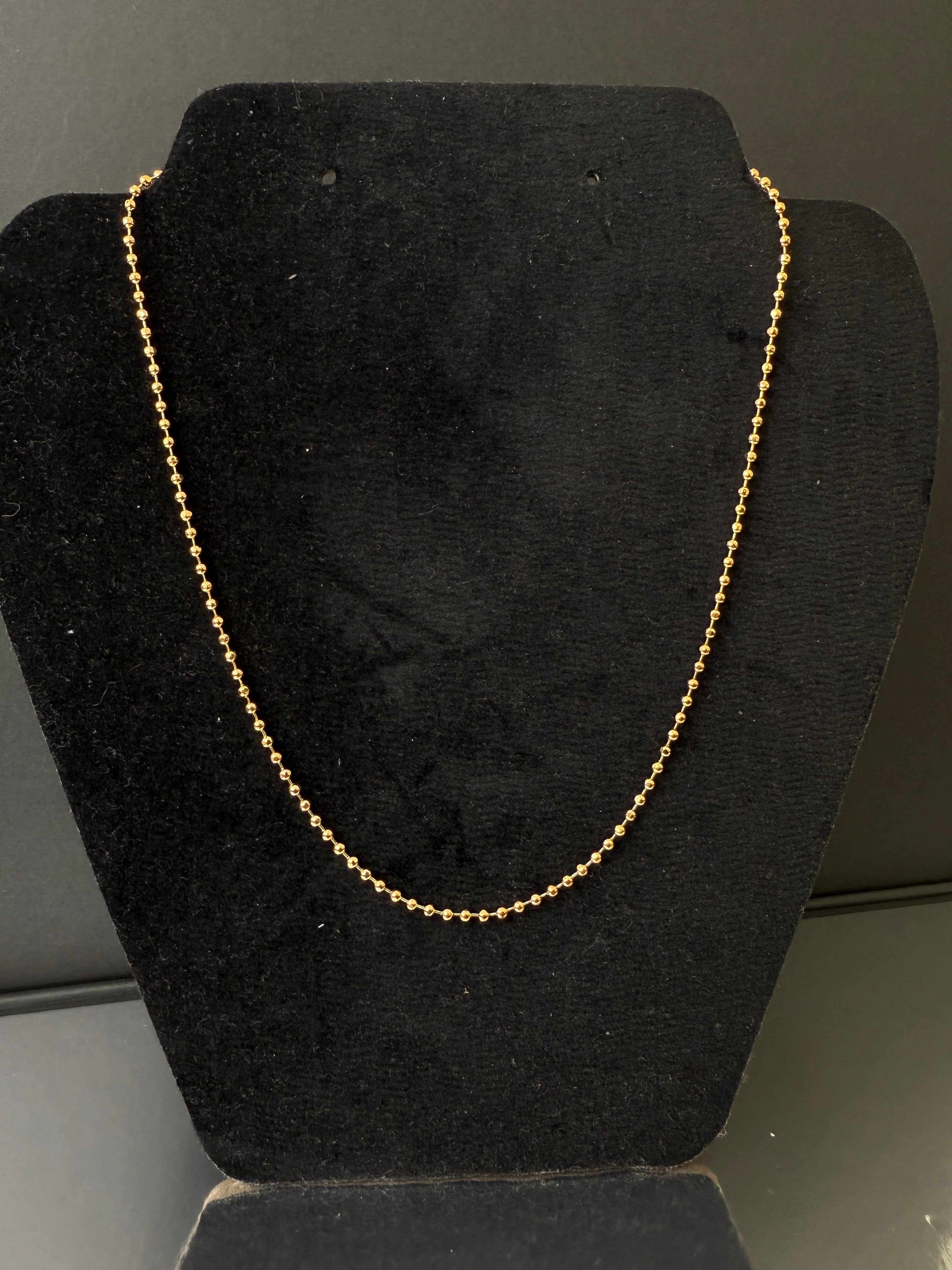 18k gold plated Womens necklace chain