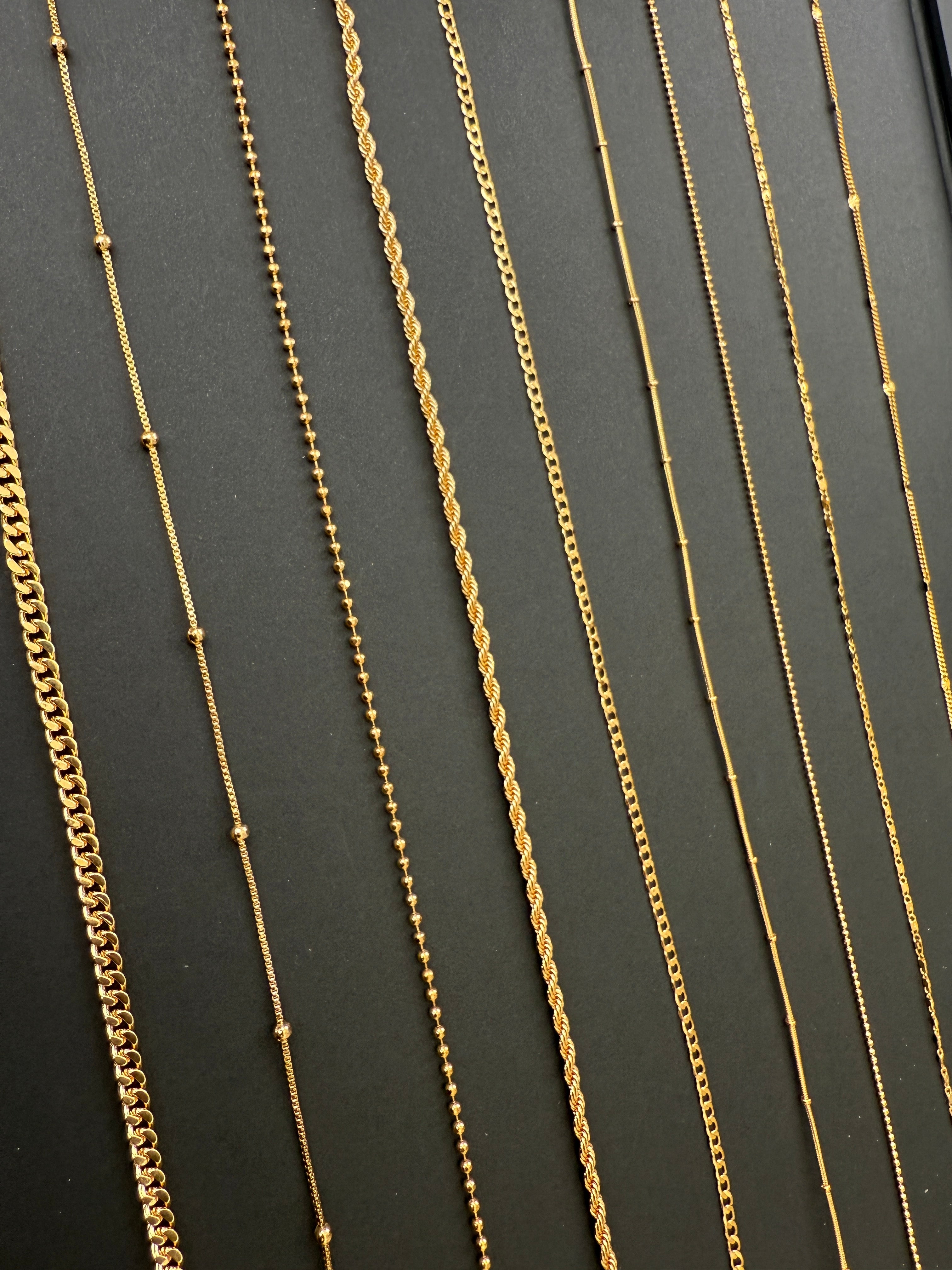 18k gold plated Womens necklace chain