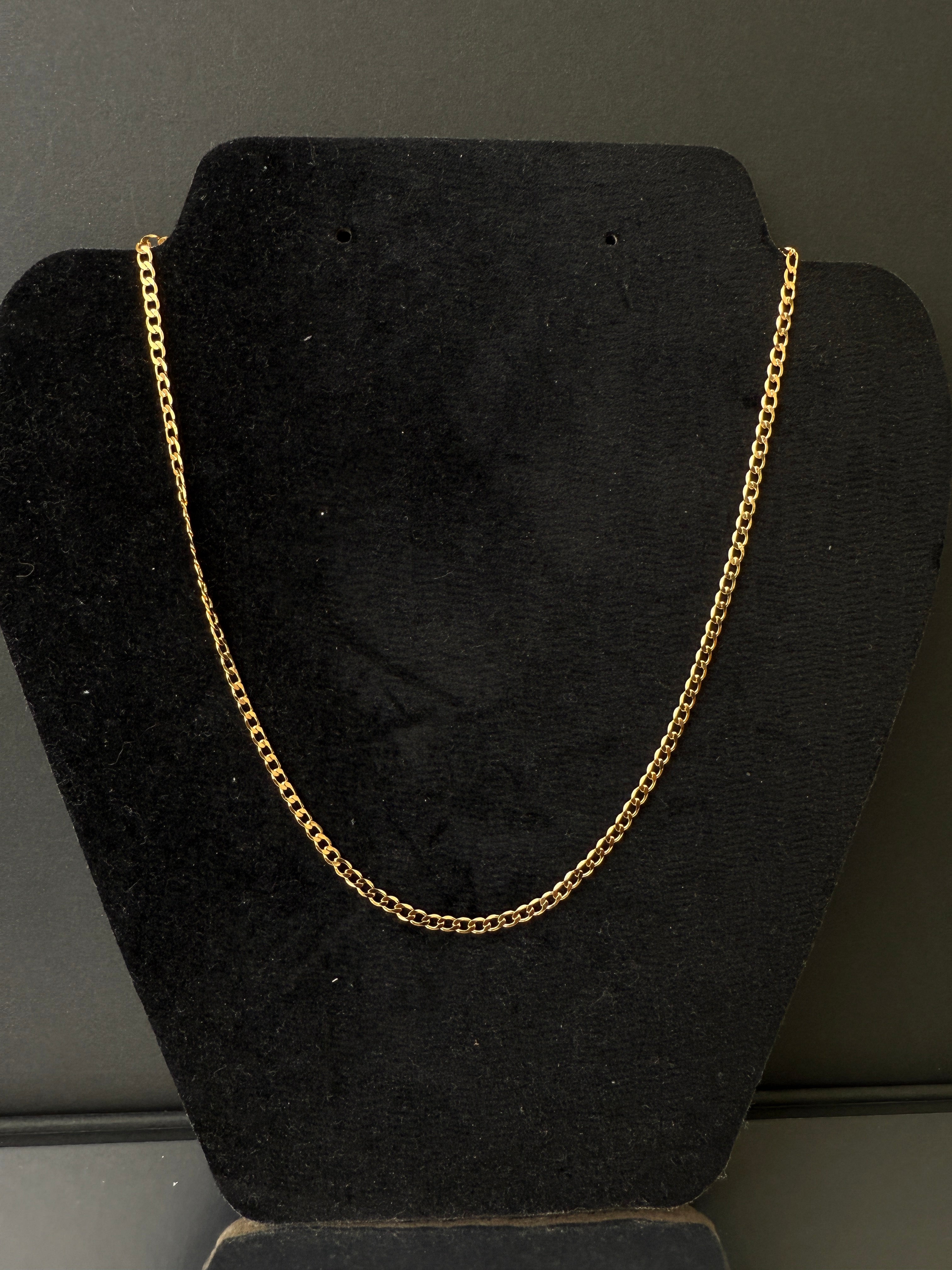 18k gold plated Womens necklace chain