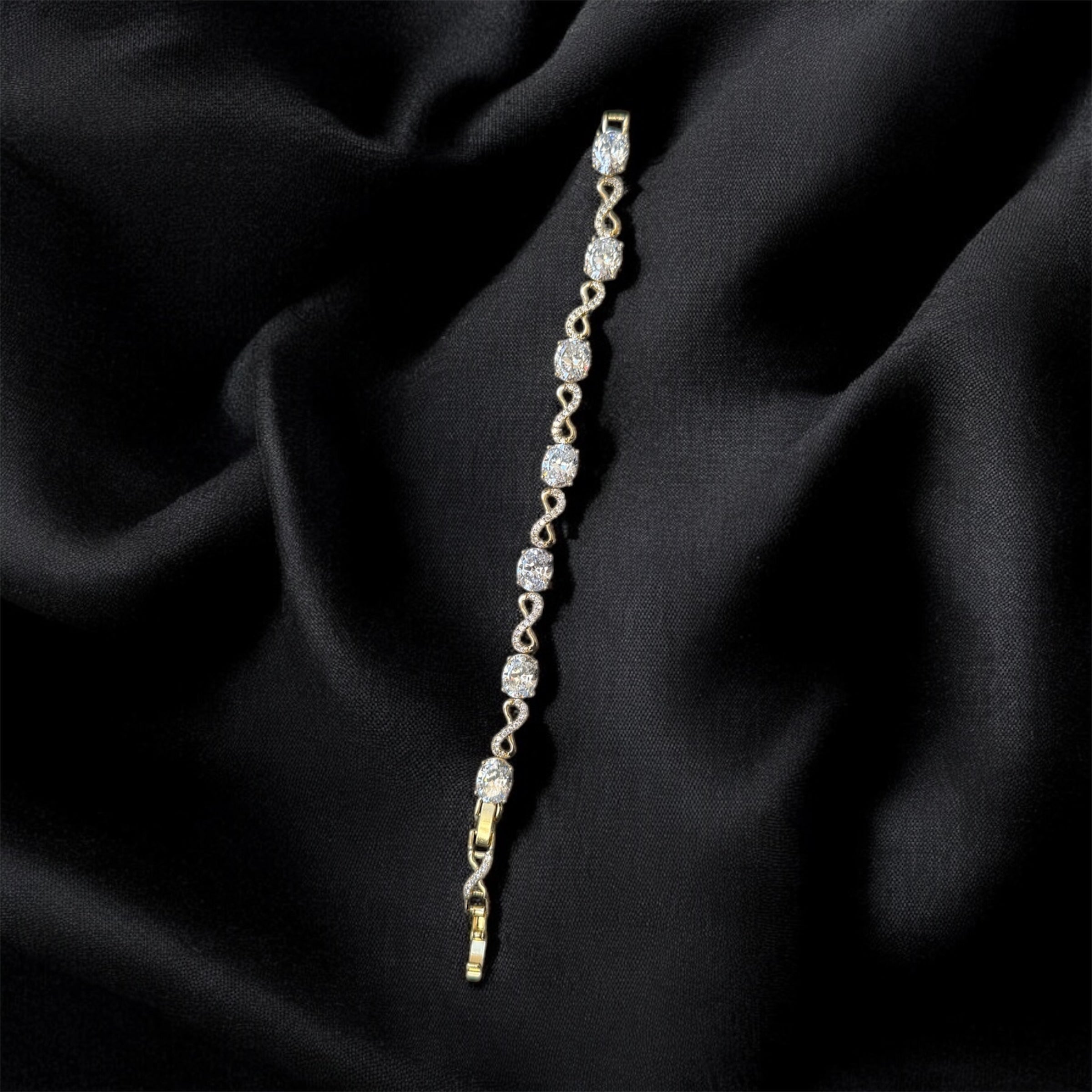 Infinity Stoned Bracelet