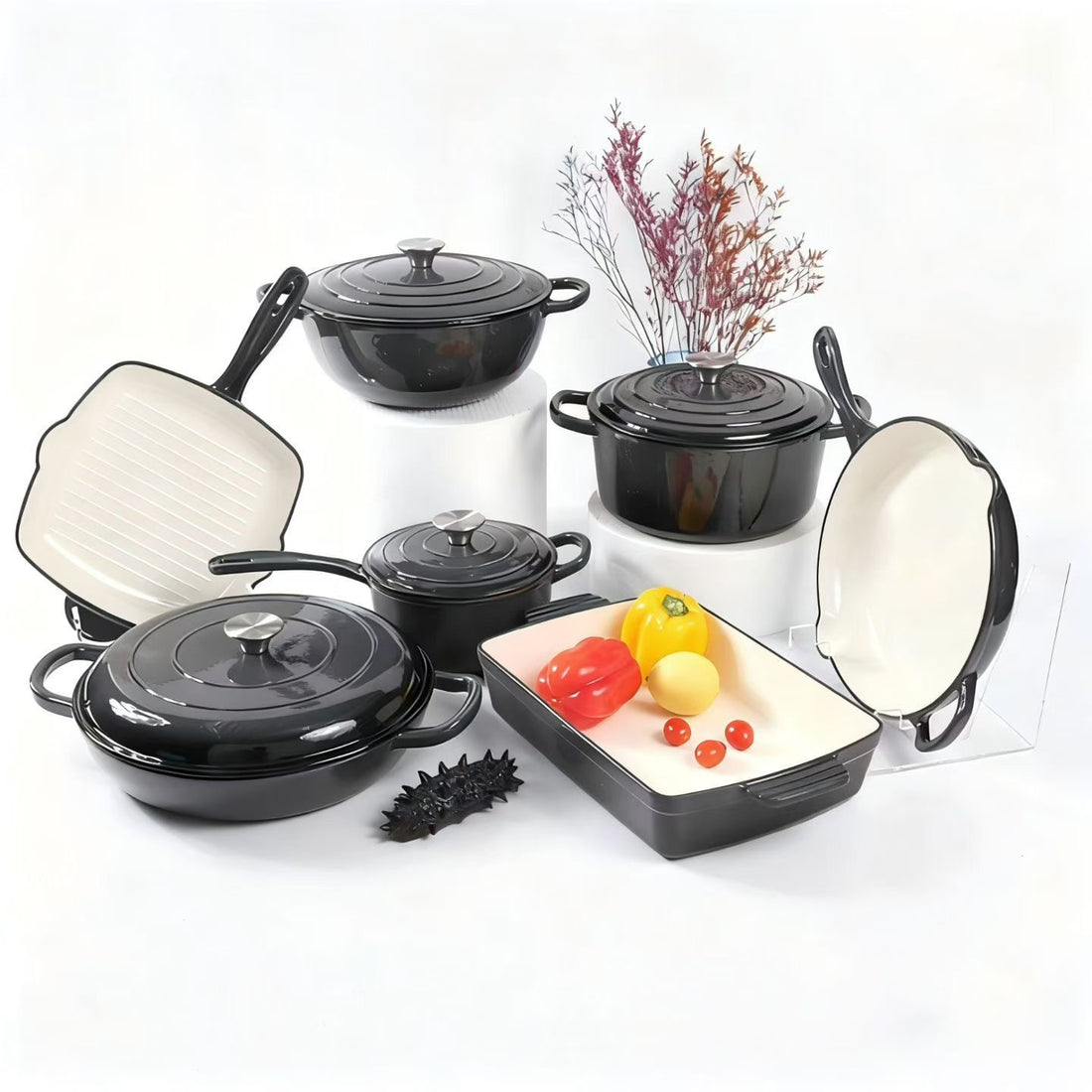 Cast iron pots
