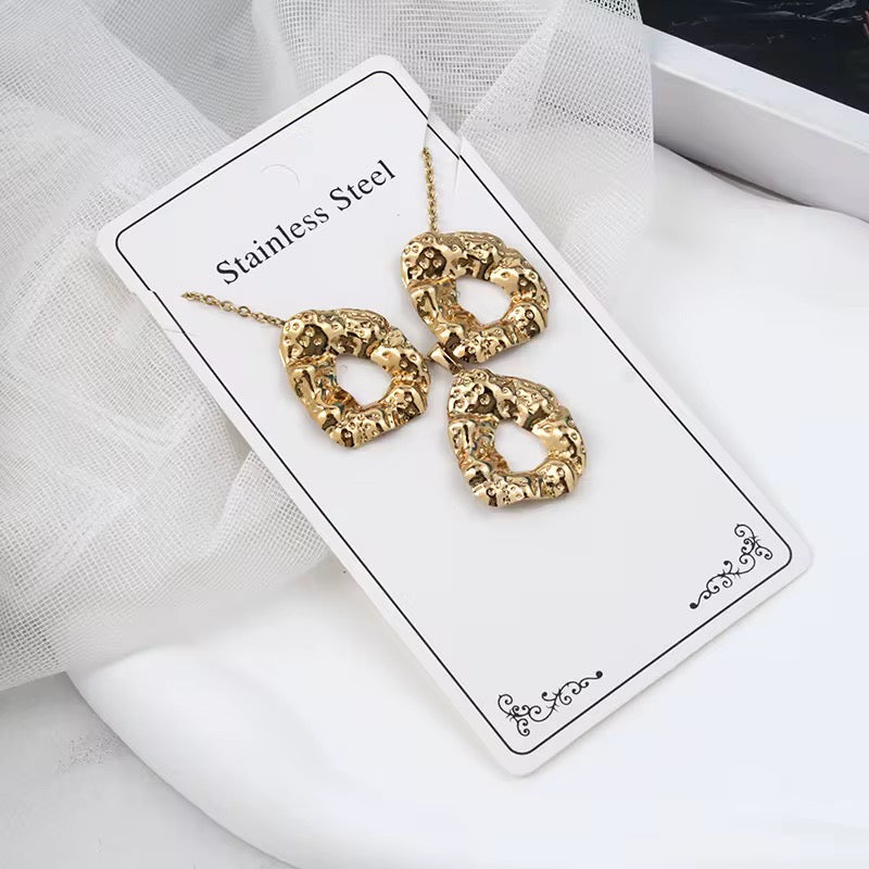 Earrings and Pendant Necklace Set