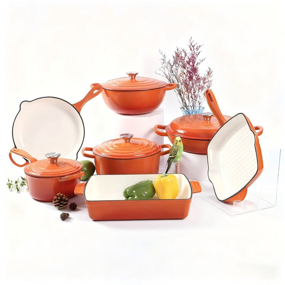 Cast iron pots