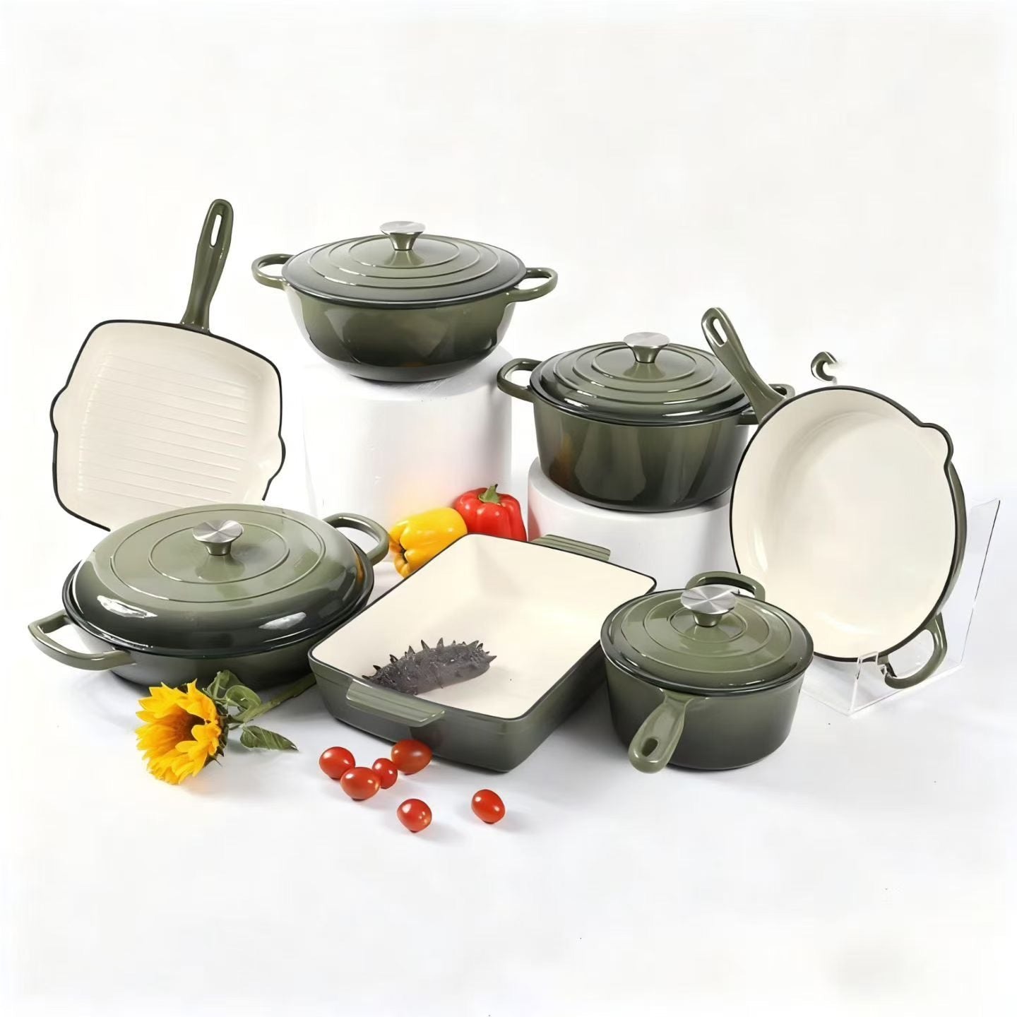 Cast iron pots