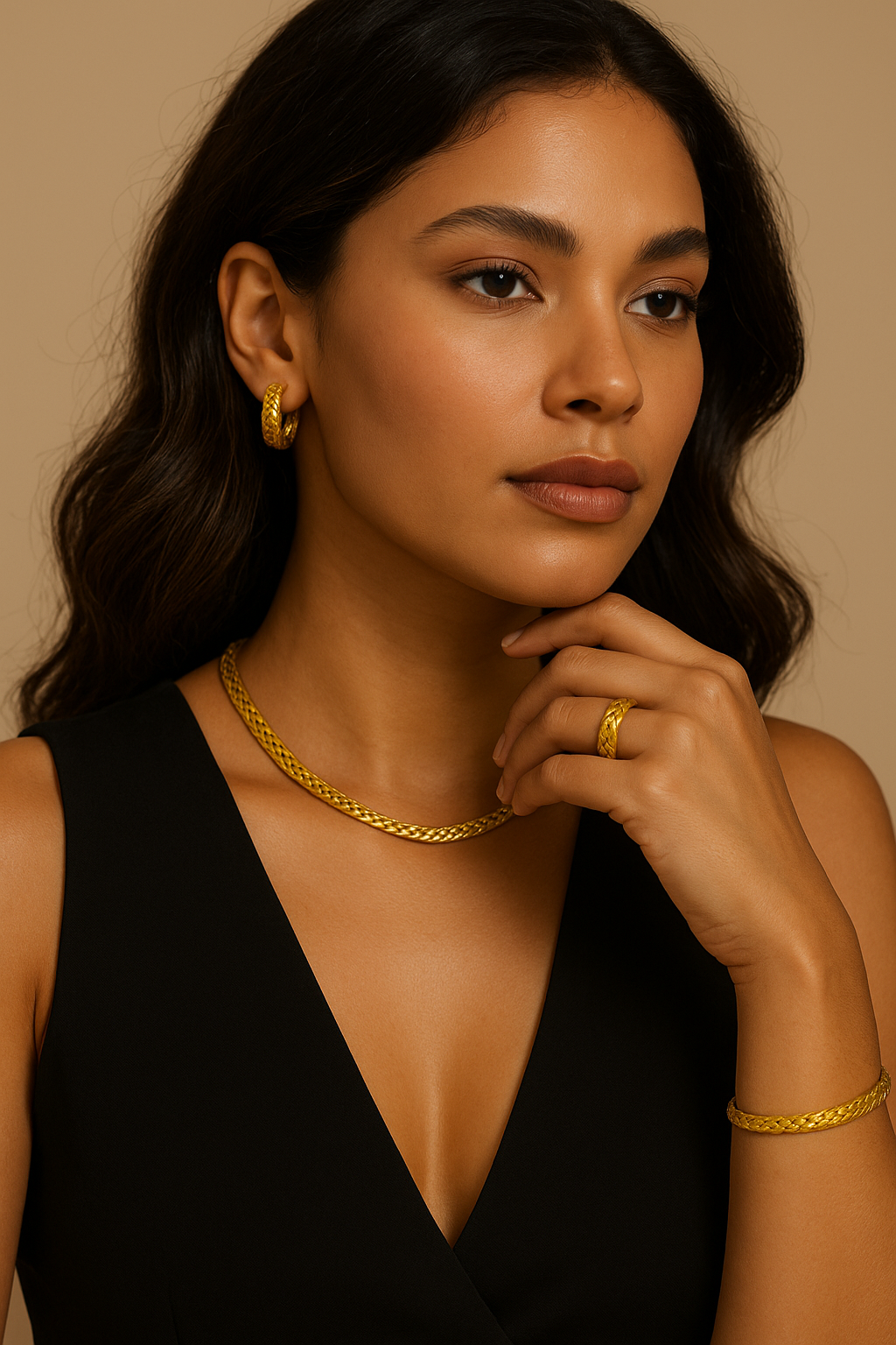 Gabby 18k Gold Plated Set