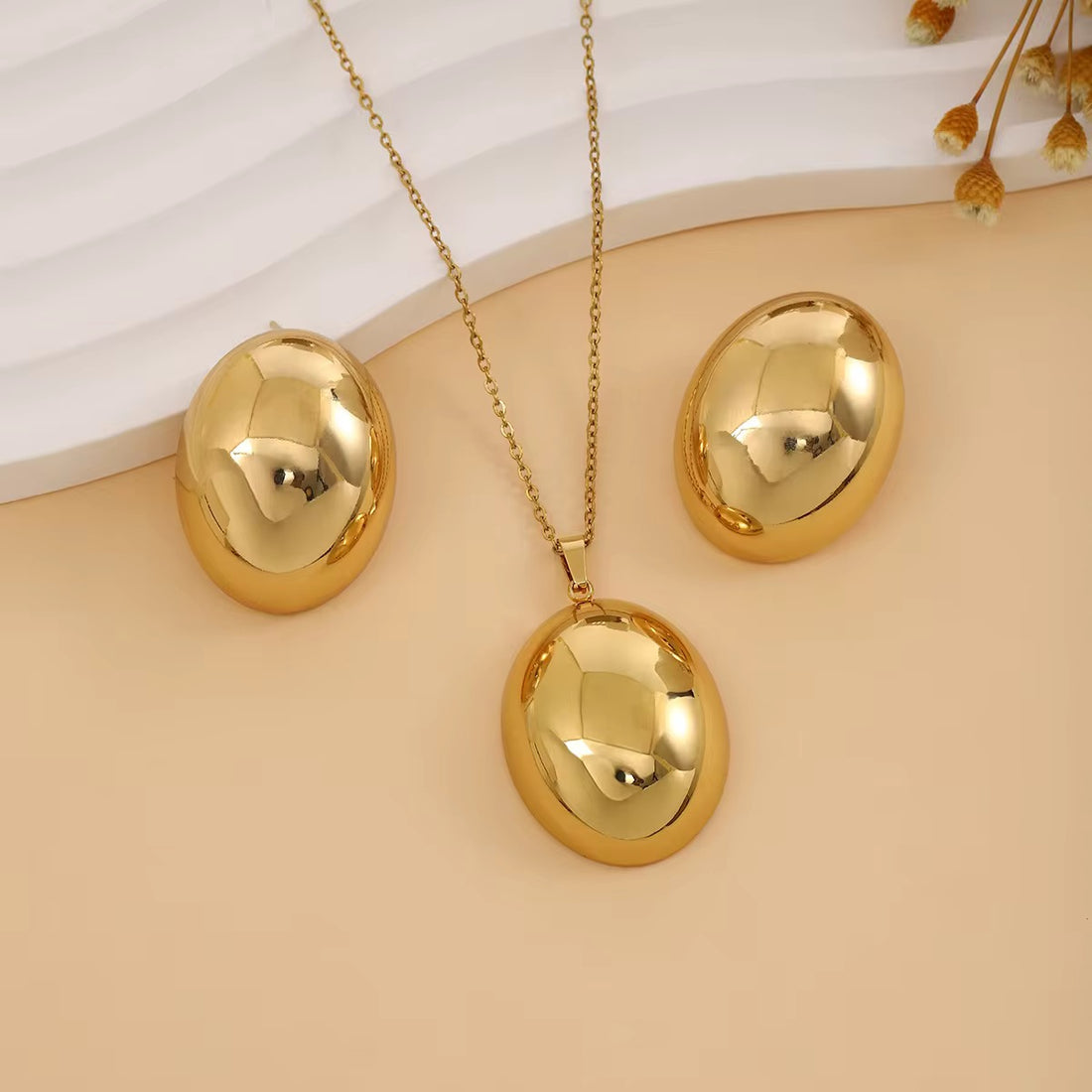 Earrings and Pendant Necklace Set
