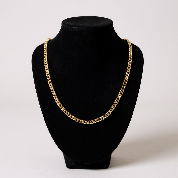 24k Gold-Plated Cuban Chain