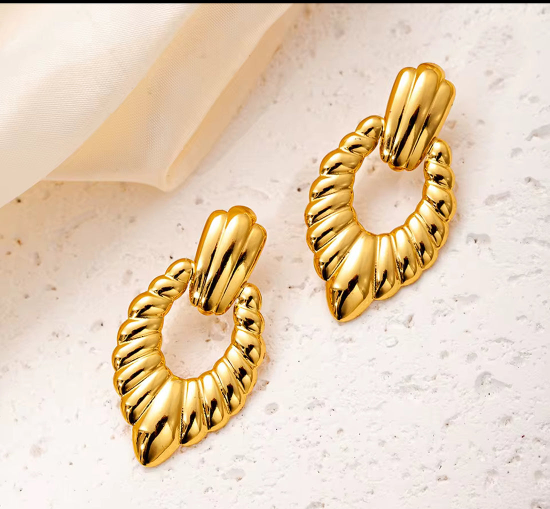 Women’s Beautiful Non-tarnish Gold plated  Earrings