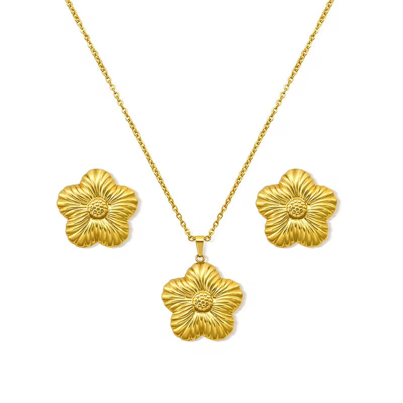 Earrings and Pendant Necklace Set