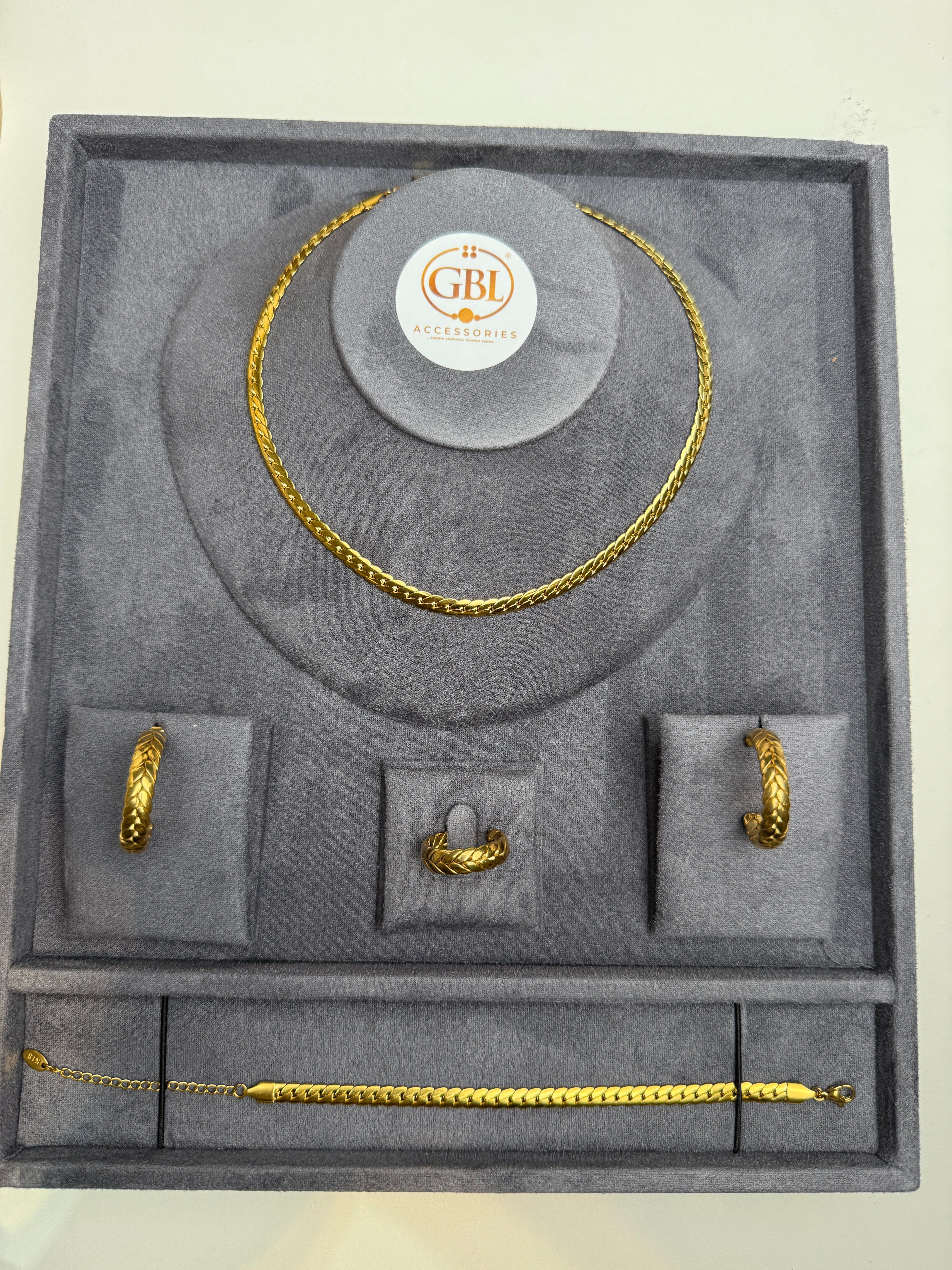 Gabby 18k Gold Plated Set