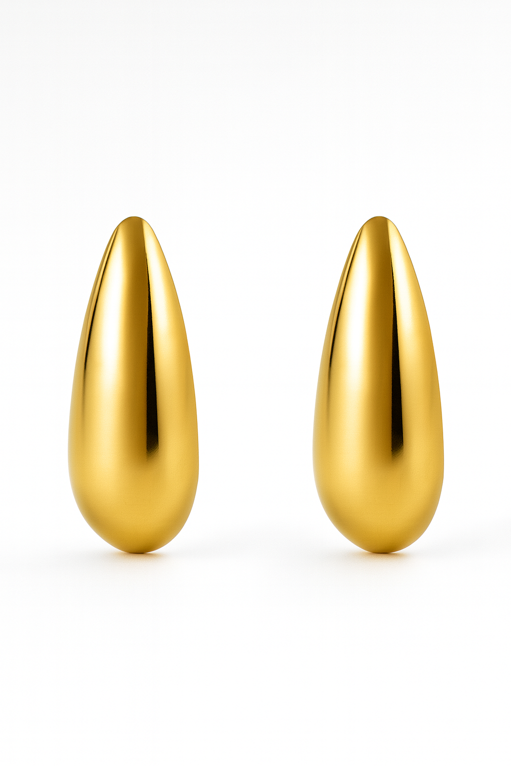 Vera – The Golden Drop | Gold-Plated Teardrop Earrings, Non-Tarnish Lightweight Jewellery for Women | GBL Accessories, UK