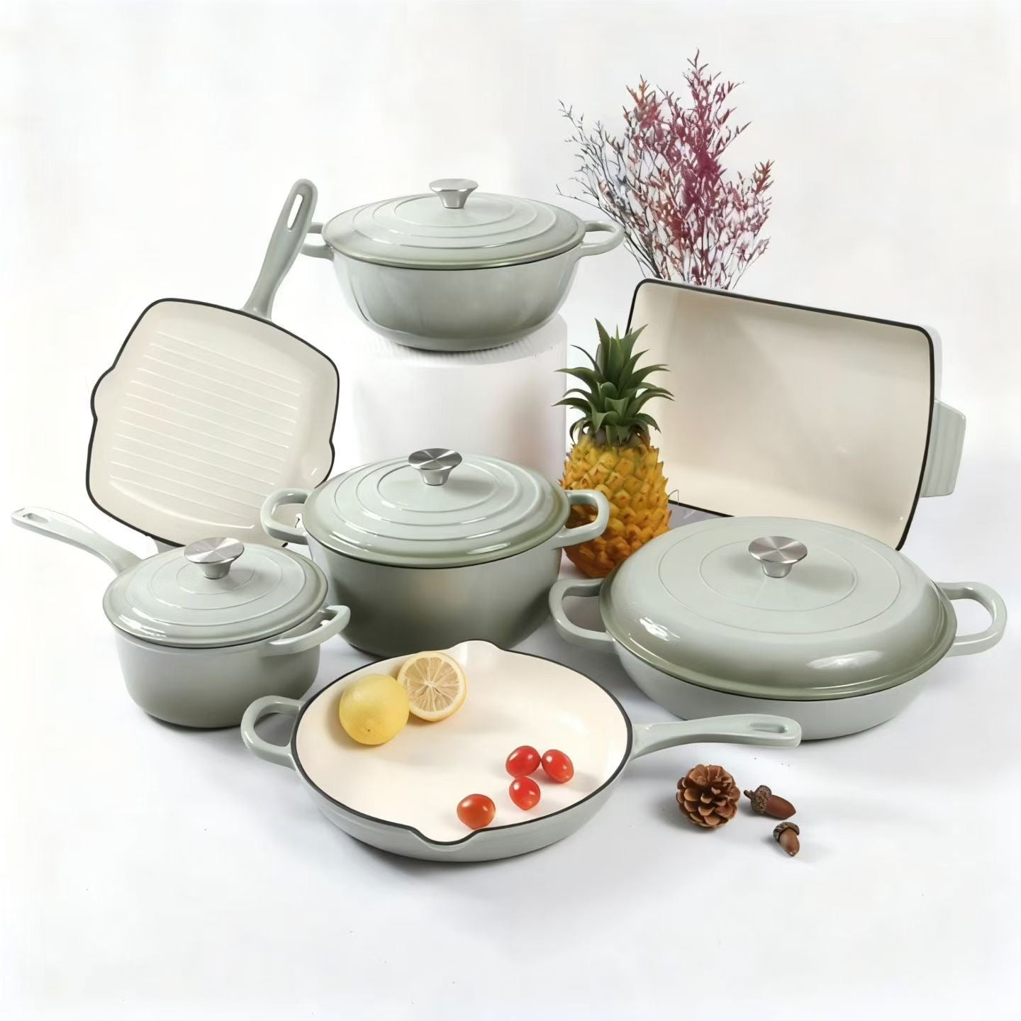 Cast iron pots
