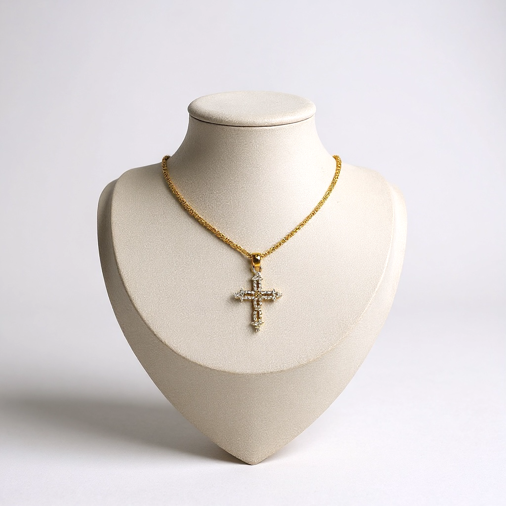Zirconia Cross Pendant