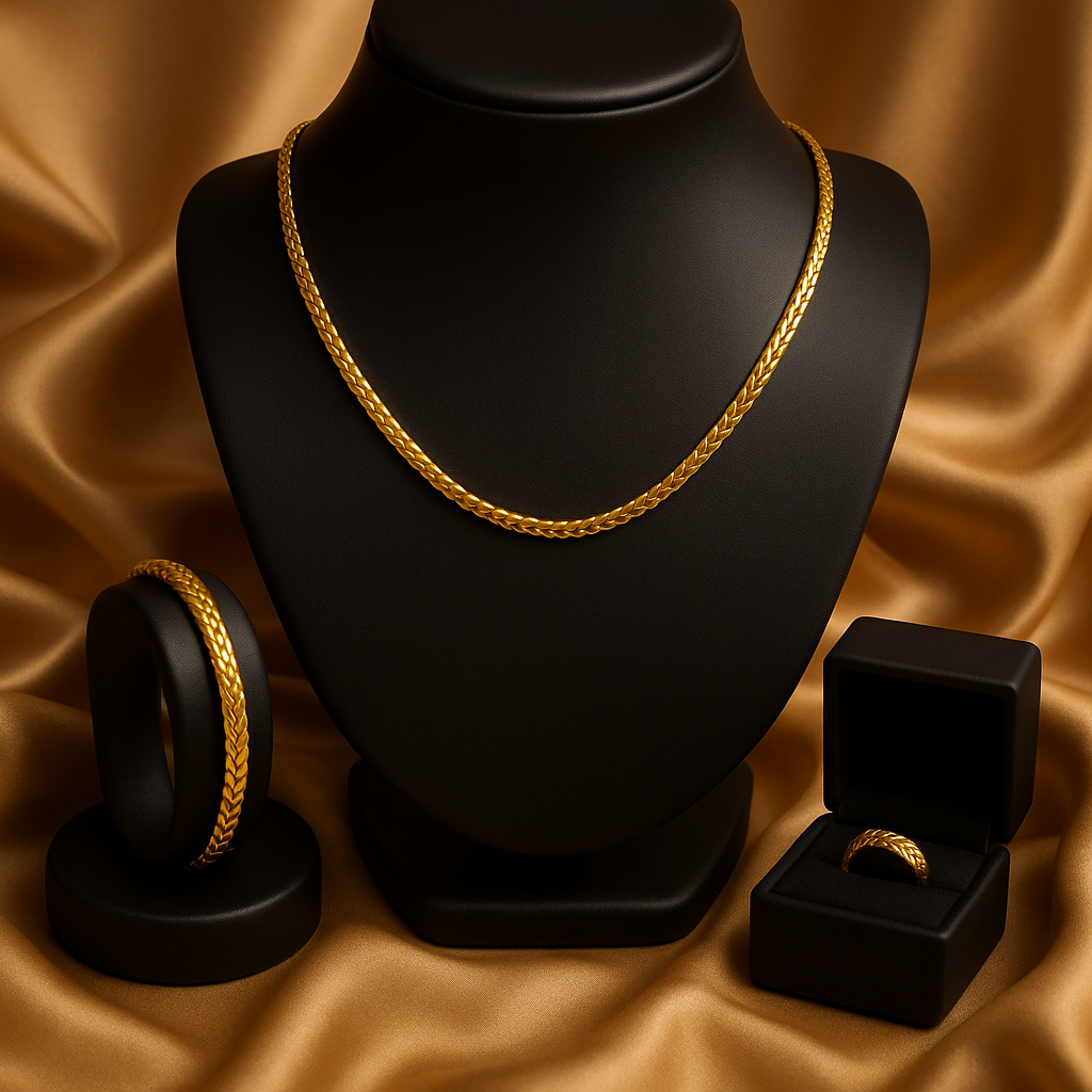 Gabby 18k Gold Plated Set