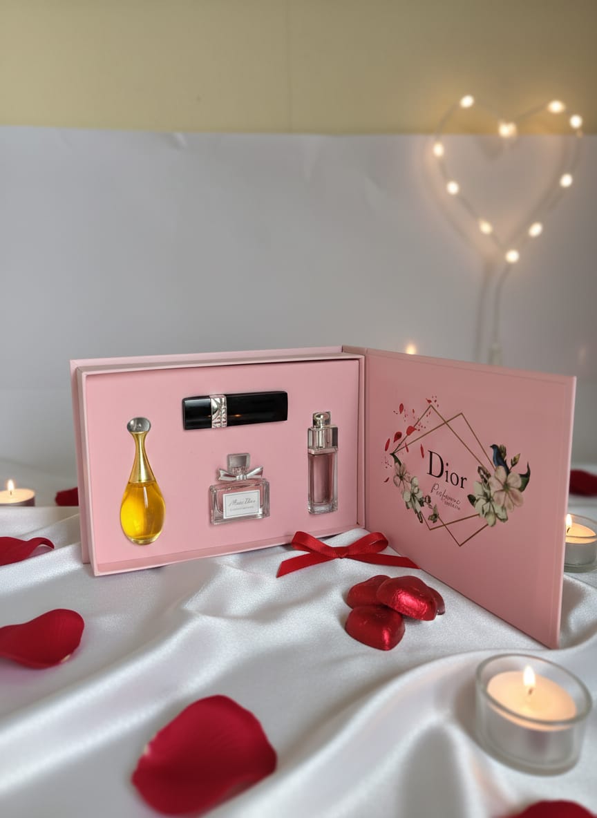 Dior pink 4pc set