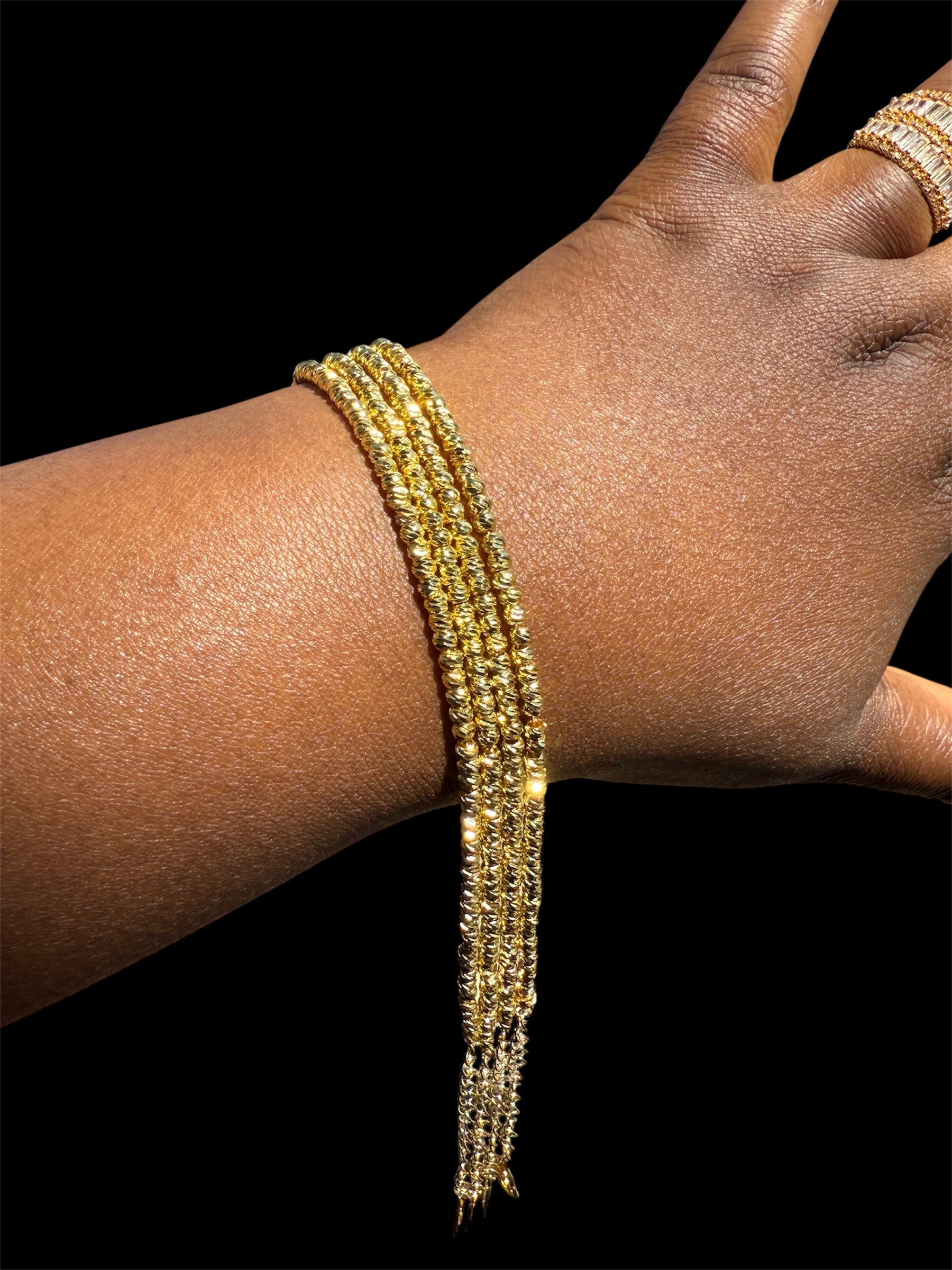 Dazzling beaded bracelet