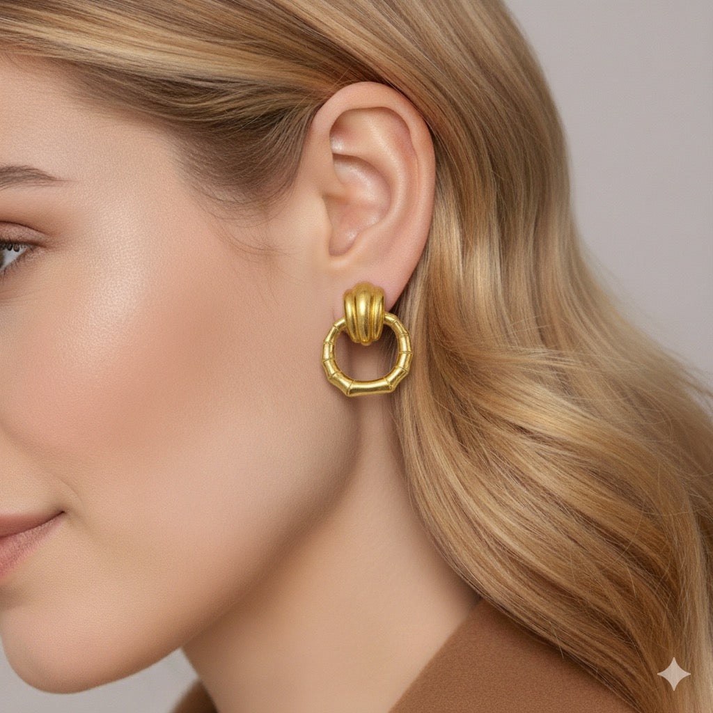 Yara 18K Gold-plated Stainless Steel Earrings