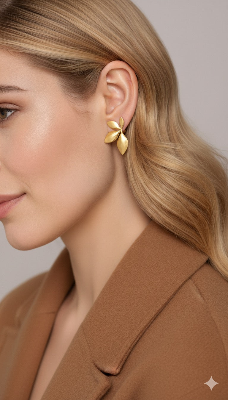 Lira 18K Gold-plated Stainless Steel Earrings