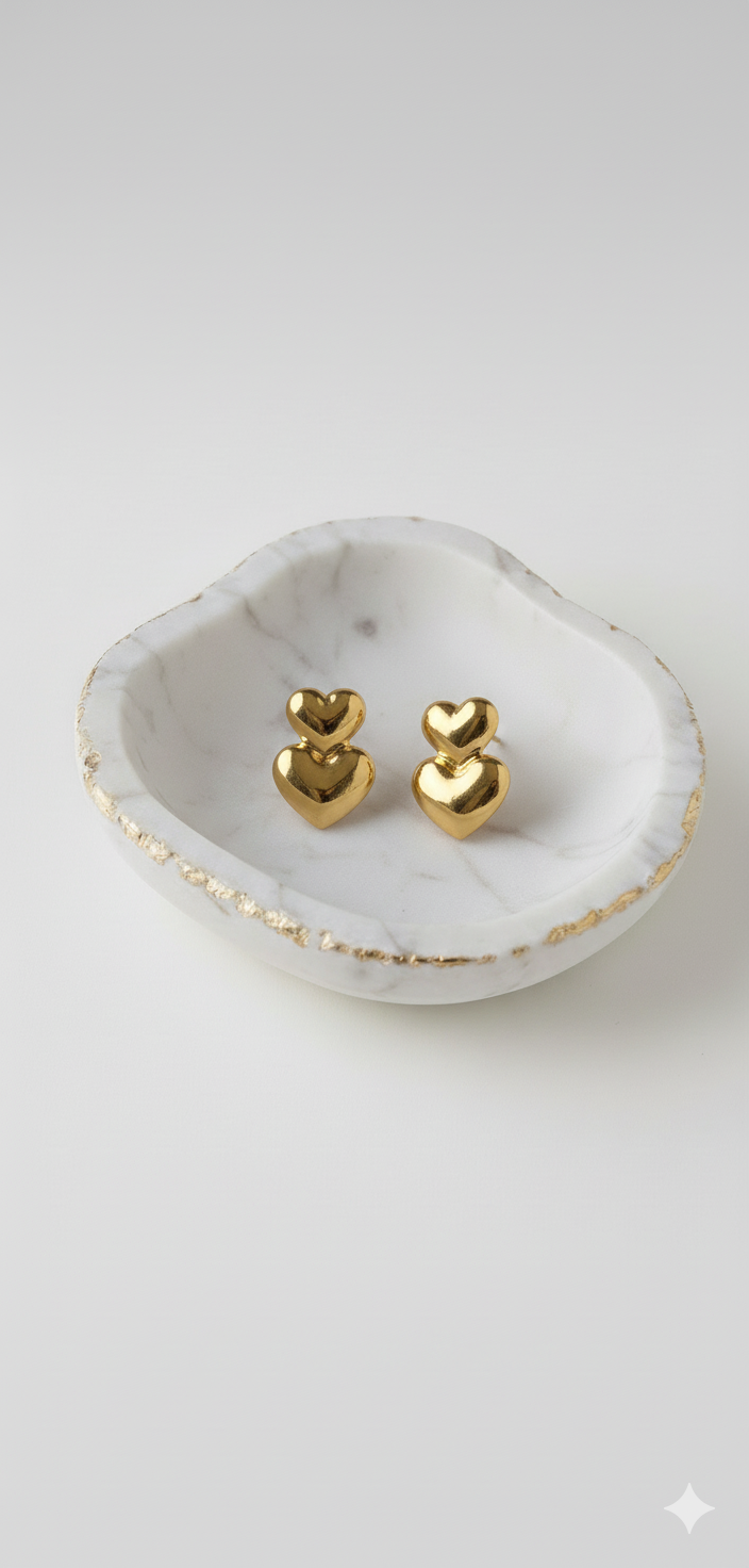 Elaria 18K Gold-plated Stainless Steel Earrings