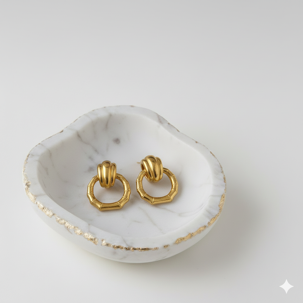 Yara 18K Gold-plated Stainless Steel Earrings