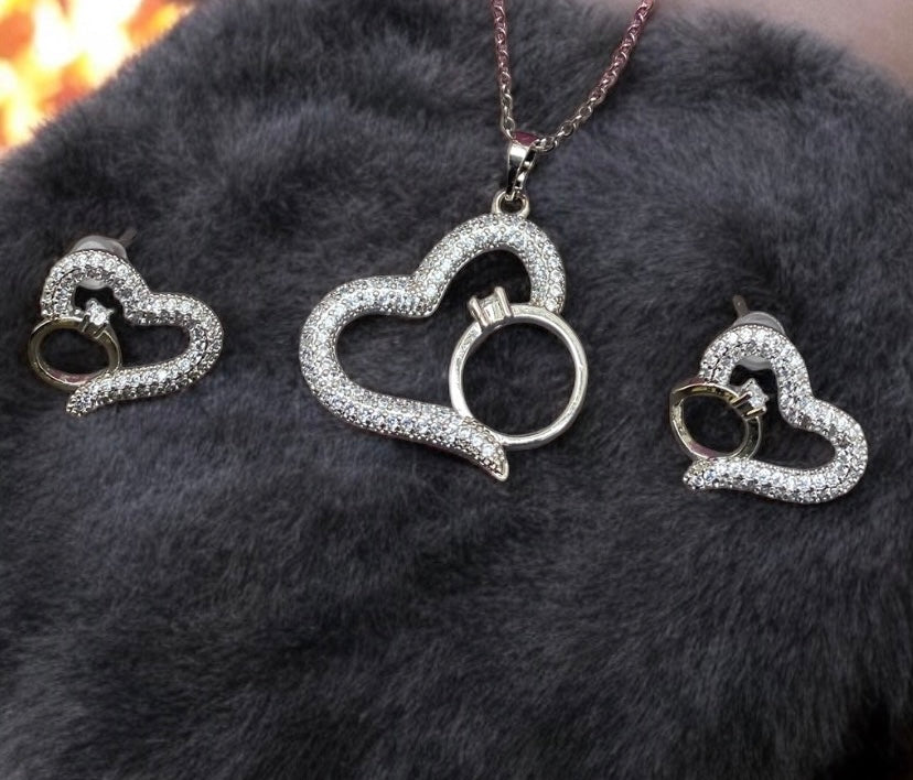 Love Ring Chain Set