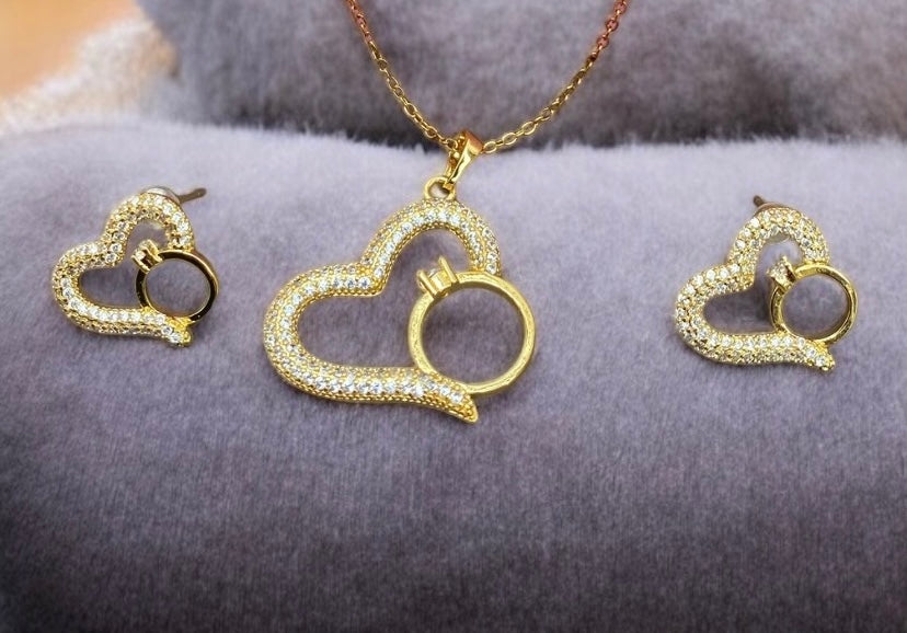Love Ring Chain Set