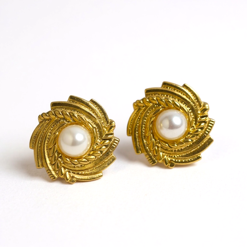 Selene 18K Gold-plated Stainless Steel Earrings