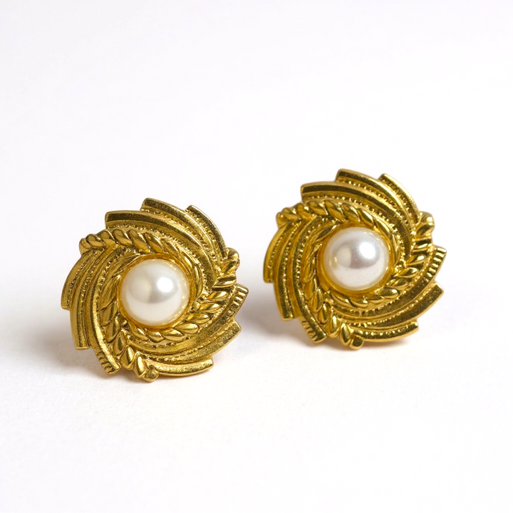 Selene 18K Gold-plated Stainless Steel Earrings