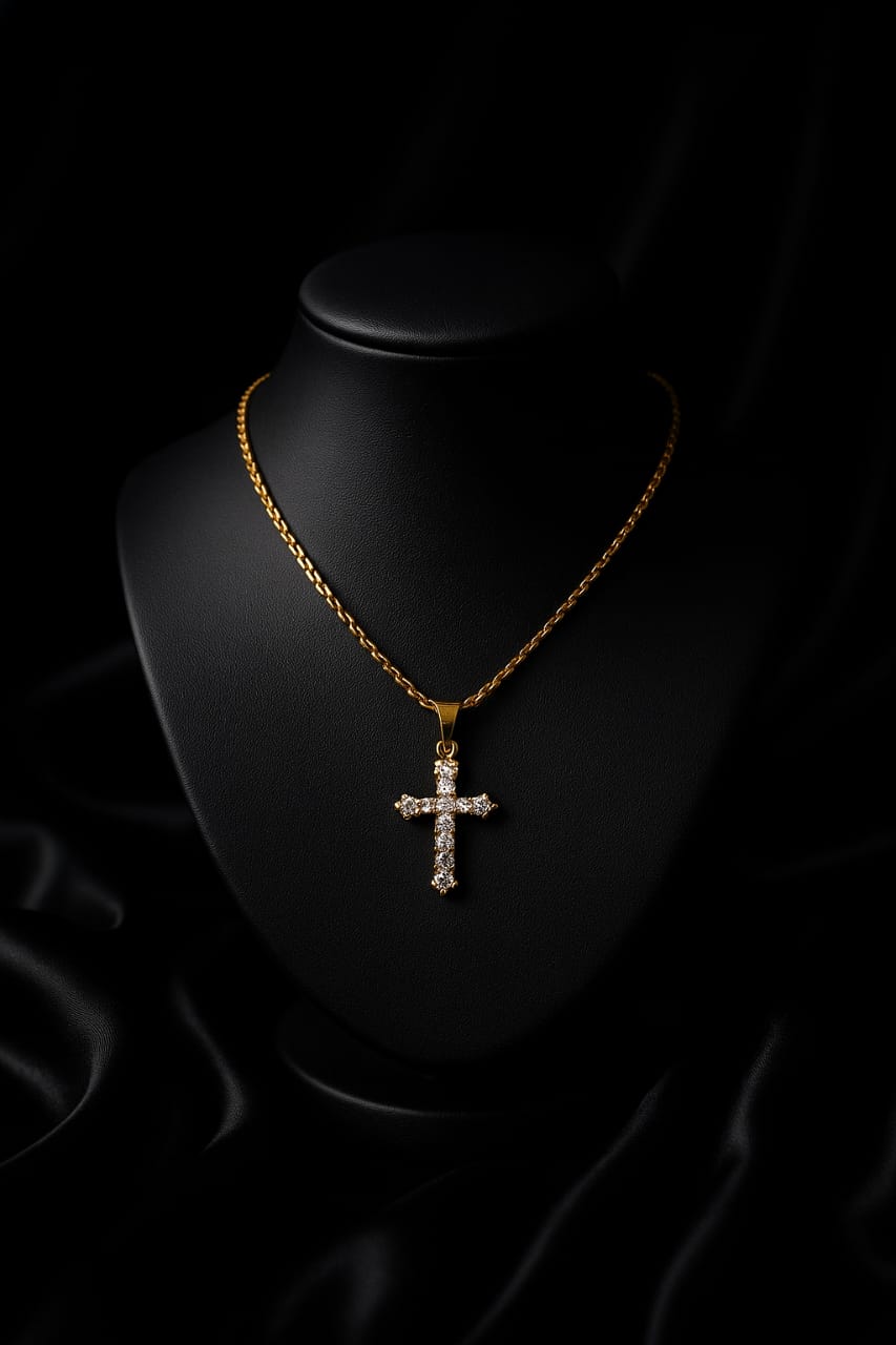 Zirconia Cross Pendant