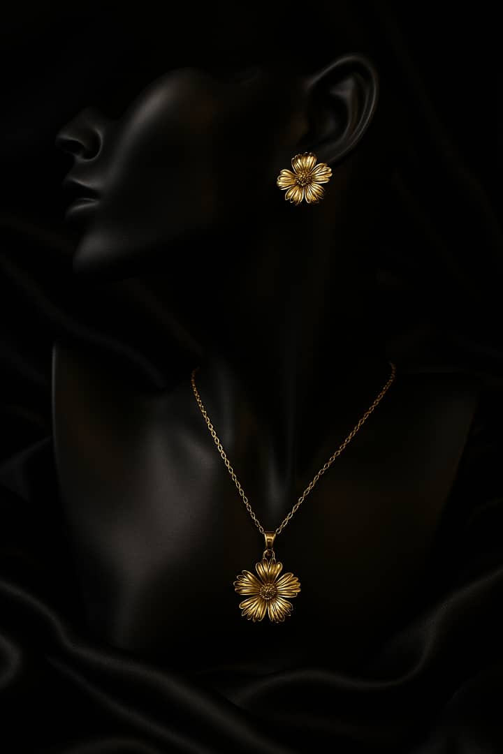 Earrings and Pendant Necklace Set
