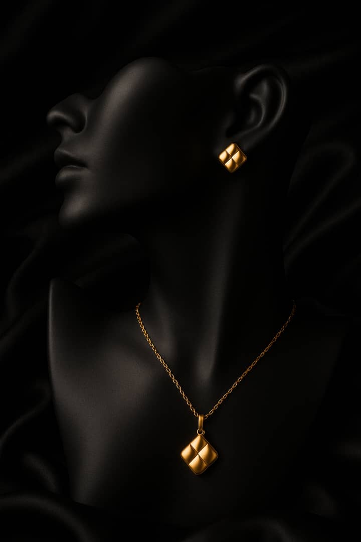 Earrings and Pendant Necklace Set