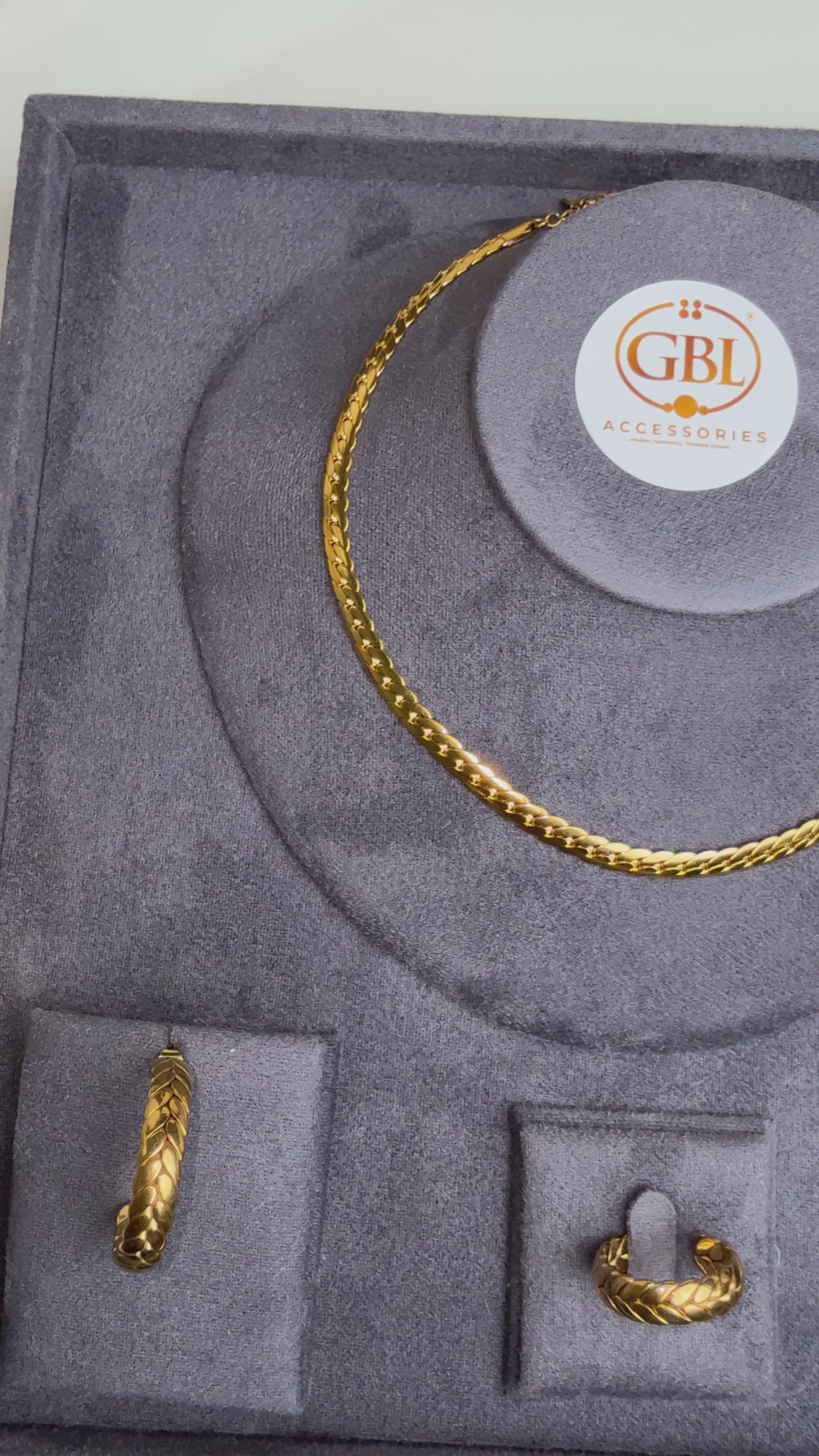 Gabby 18k Gold Plated Set