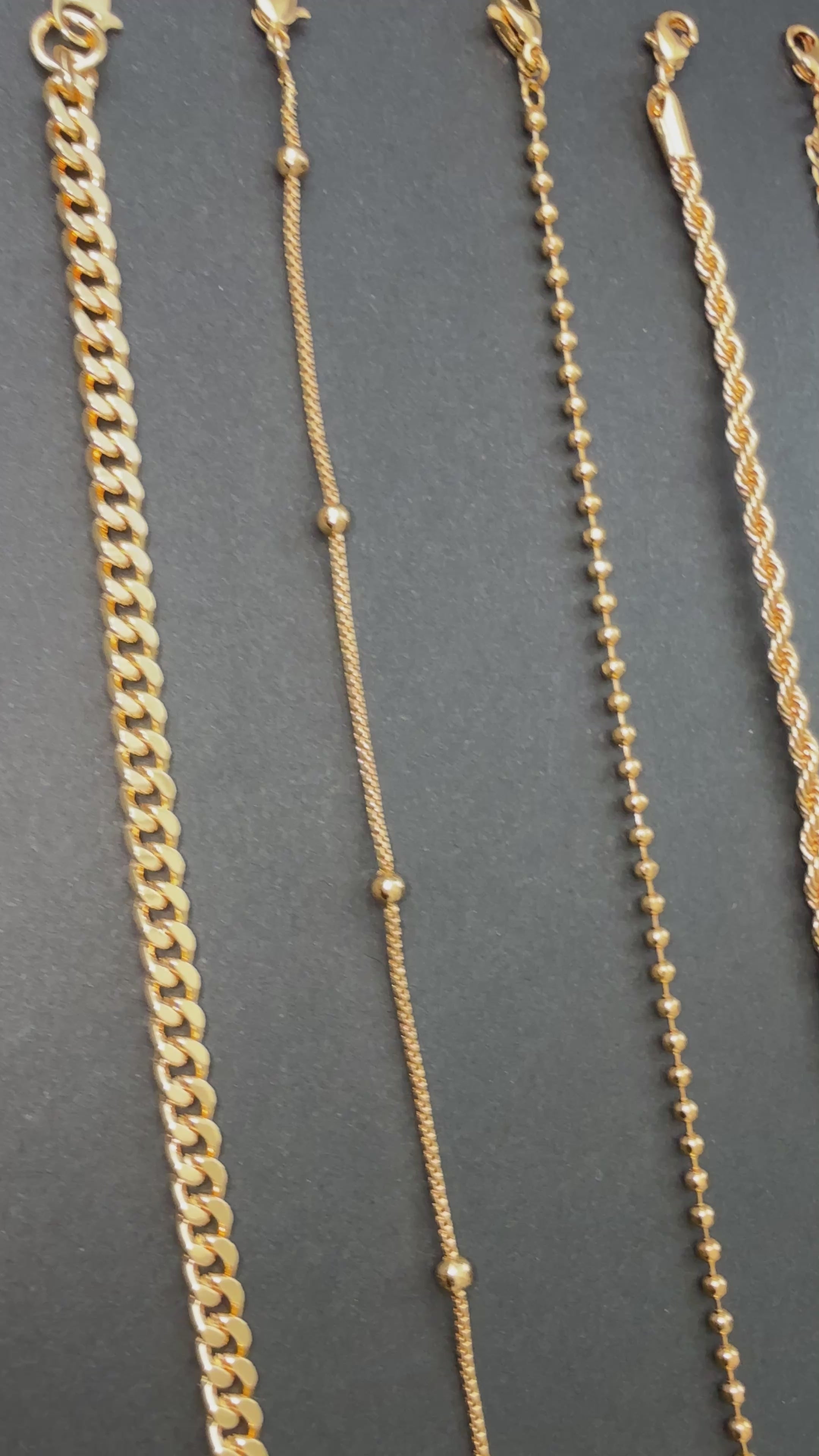 18k gold plated Womens necklace chain